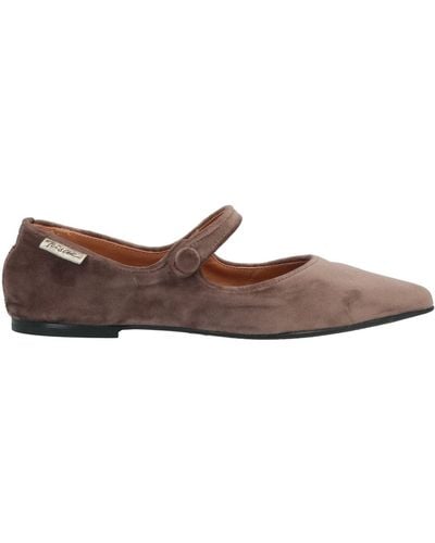 Passion Blanche Ballet Flats - Brown