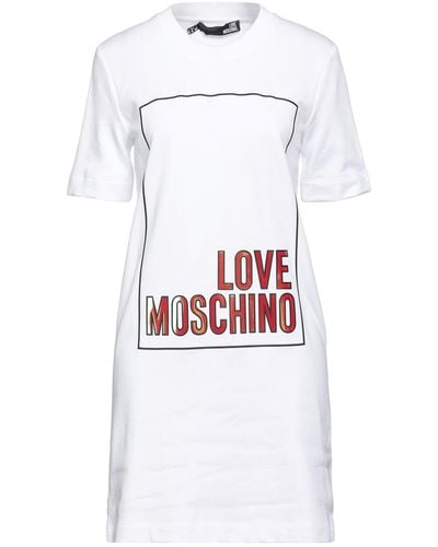 Love Moschino Mini-Kleid - Weiß