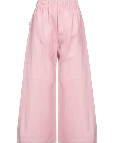 Loewe Cropped Pants - Pink