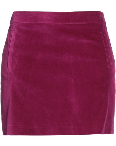 Grifoni Mini Skirt - Purple