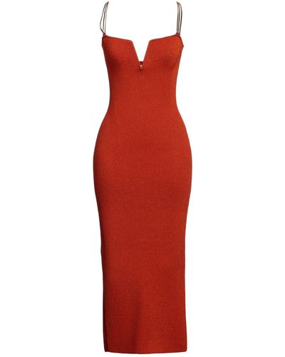 Galvan London Midi Dress - Red