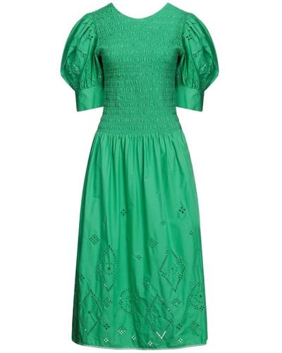 Ganni Vestido largo - Verde