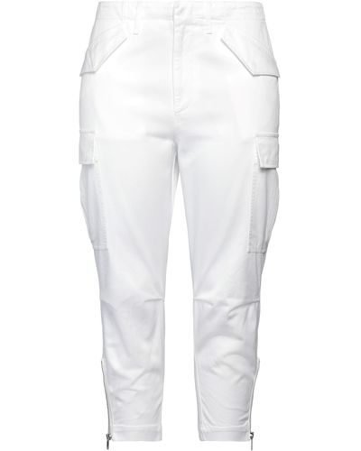 Dondup Pantaloni Cropped - Bianco