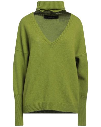 FEDERICA TOSI Acid Sweater Virgin Wool, Cashmere - Green