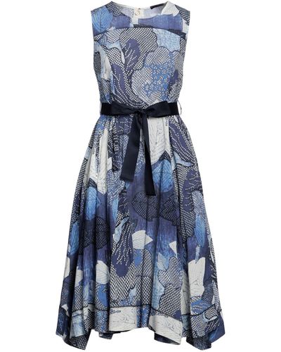 High Midi Dress - Blue
