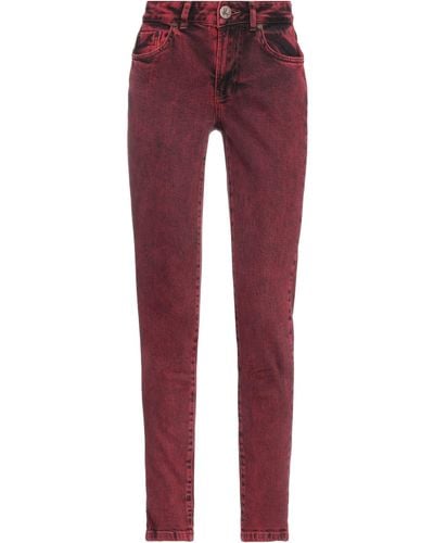 One Teaspoon Pantalon en jean - Rouge
