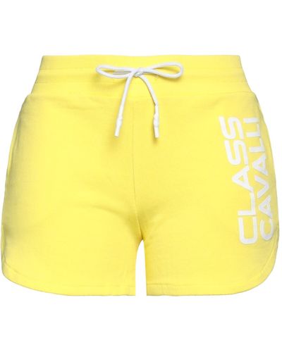 Class Roberto Cavalli Shorts & Bermuda Shorts - Yellow