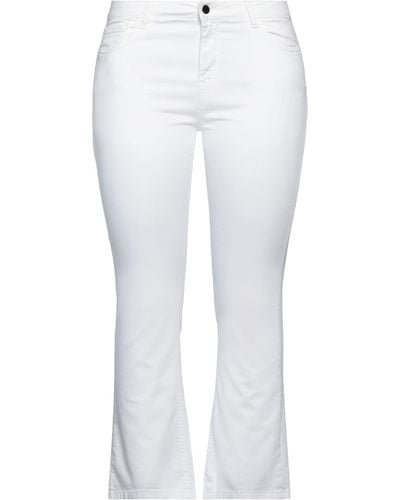 THE M.. Pantalon en jean - Blanc