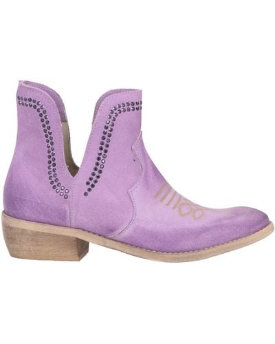 Divine Follie Ankle Boots - Purple