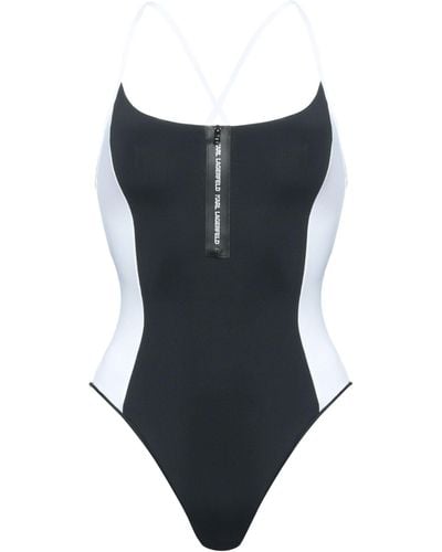 Karl Lagerfeld One-piece Swimsuit - Blue