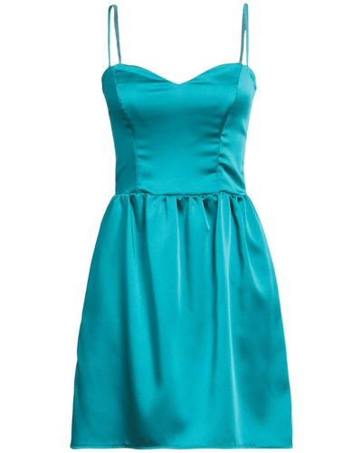 Rinascimento Short Dress - Blue