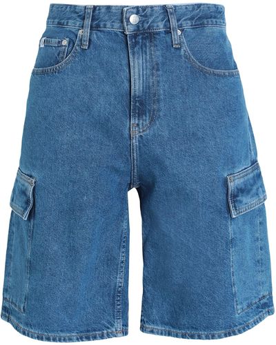 Calvin Klein Short en jean - Bleu