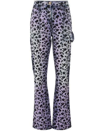 Versace Pantalon en jean - Violet