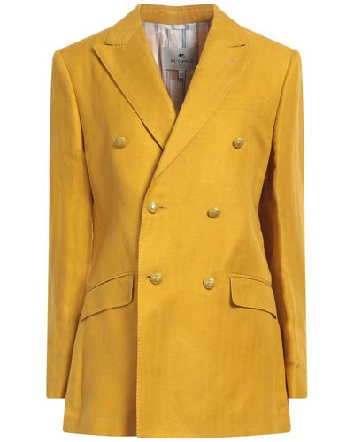 Etro Suit Jacket - Yellow