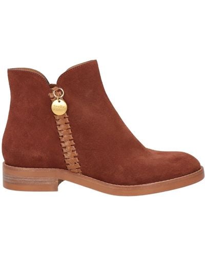 See By Chloé Ankle Boots - Brown
