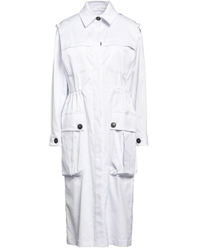 Patrizia Pepe Overcoat & Trench Coat - White