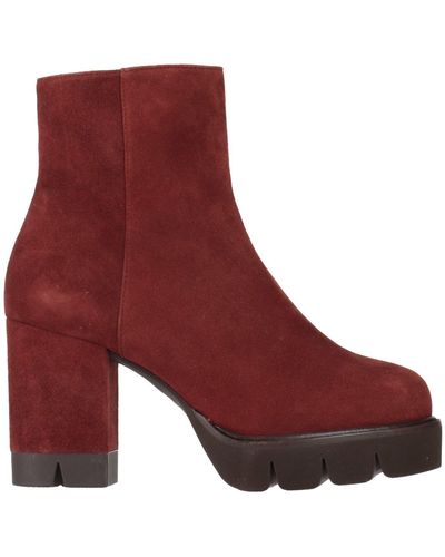 Stuart Weitzman Ankle Boots - Red