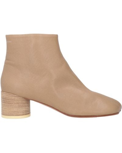 MM6 by Maison Martin Margiela Ankle Boots - Natural