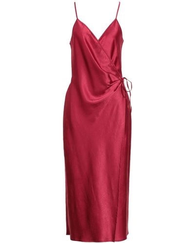 Erika Cavallini Semi Couture Midi Dress - Red