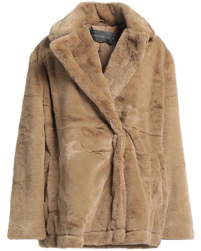 French Connection Teddy Coat - Brown