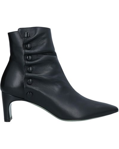 Paola D'arcano Ankle Boots Kidskin - Black