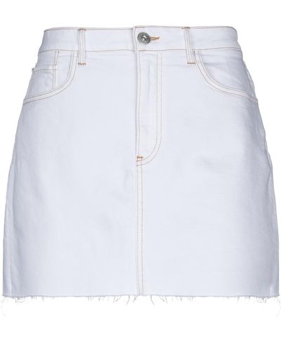 3x1 Denim Skirt - White