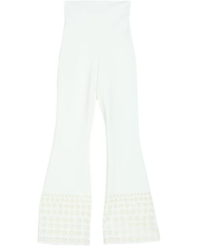 La Petite Robe Di Chiara Boni Pants - White