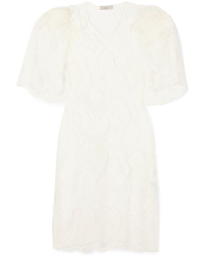 Preen By Thornton Bregazzi Midi Dress - White