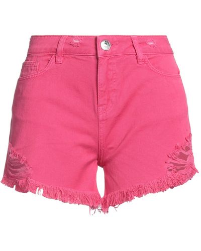 My Twin Denim Shorts - Pink