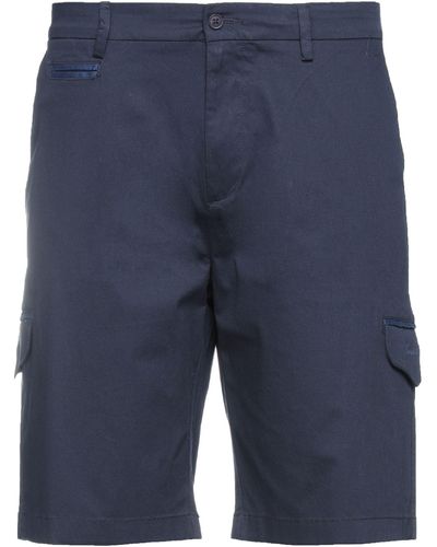 Harmont & Blaine Midnight Shorts & Bermuda Shorts Cotton, Elastic Fibres - Blue