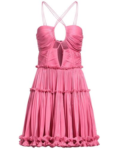 Costarellos Pleated Cut-out Dress - Pink