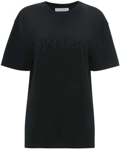 JW Anderson Camiseta - Negro