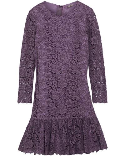 Adam Lippes Mini Dress - Purple