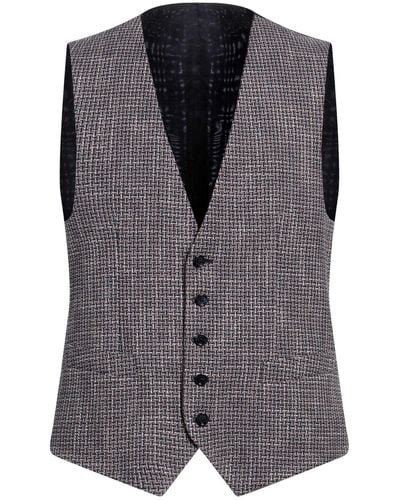 Paoloni Tailored Vest - Gray