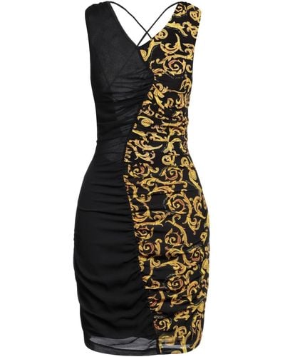 Versace Mini Dress Polyester - Black