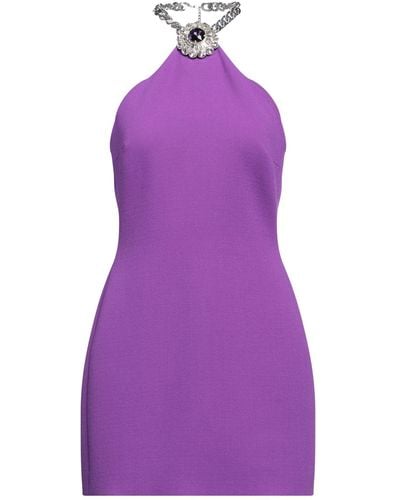 David Koma Mini Dress - Purple