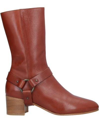 Sessun Ankle Boots - Red