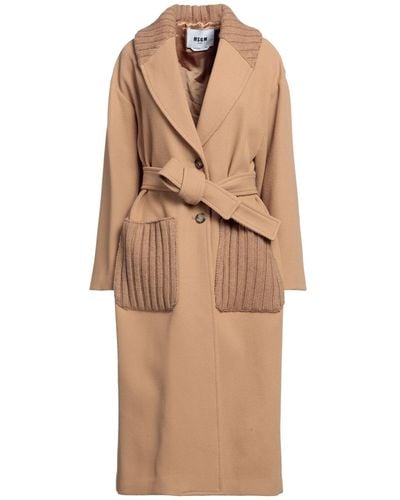 MSGM Coat - Natural