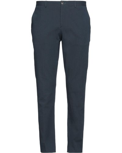 PS by Paul Smith Trousers Cotton, Elastane - Blue