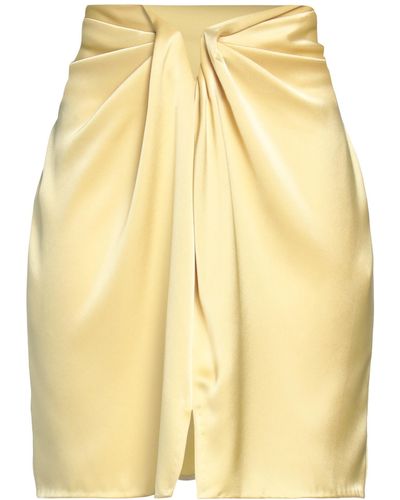 Nanushka Mini Skirt - Yellow