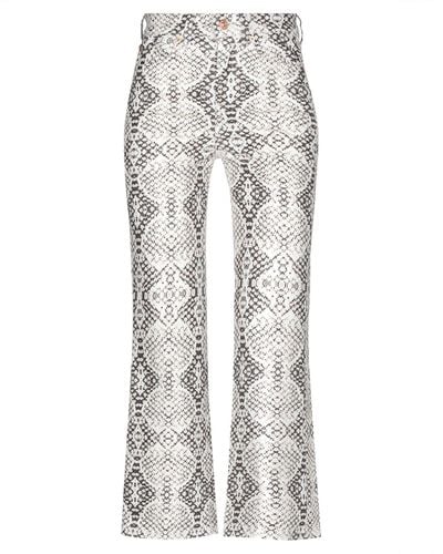 7 For All Mankind Pantaloni Jeans - Bianco