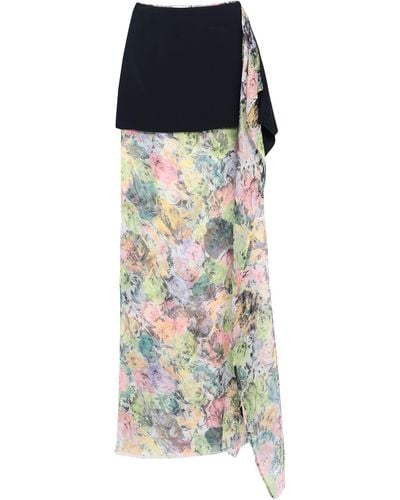 Dries Van Noten Maxi-Rock - Mehrfarbig