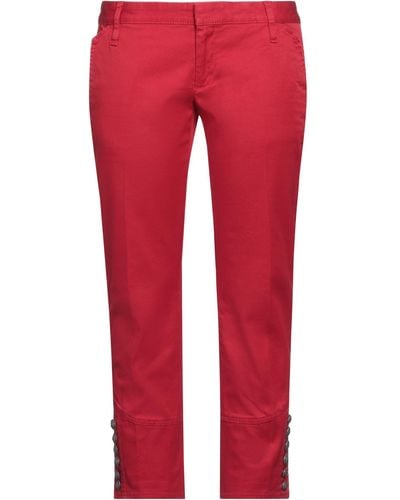 DSquared² Cropped Pants - Red