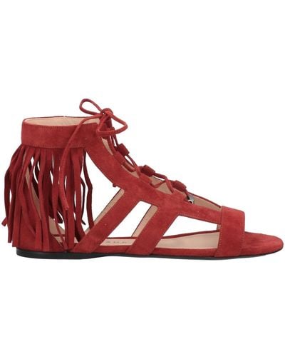 Longchamp Sandals - Red