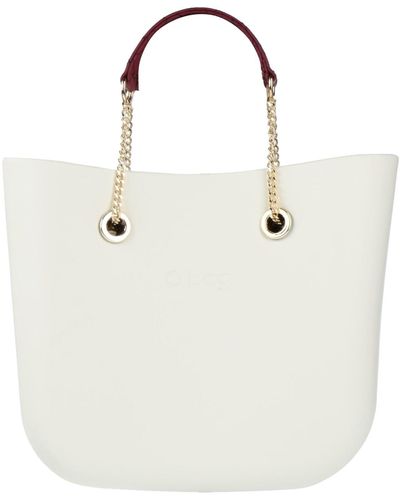 O bag Handbag - White