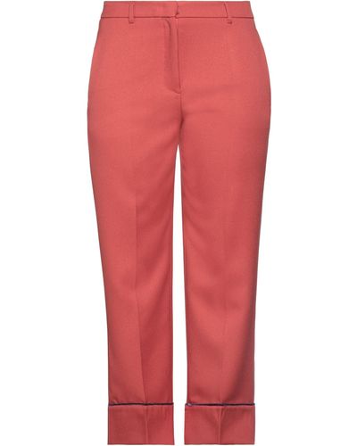Incotex Brick Pants Polyester - Red