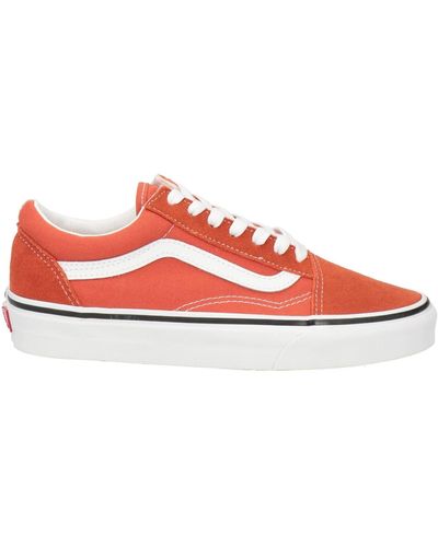 Red vans sale womens