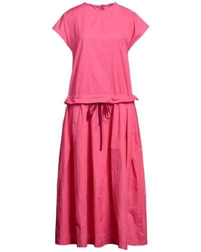 Hache Midi Dress - Pink