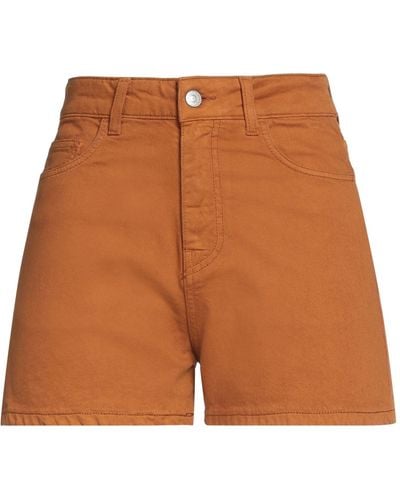 Jucca Denim Shorts - Brown