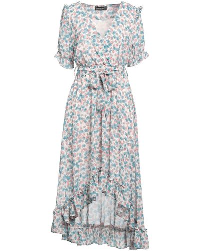 VANESSA SCOTT Azure Mini Dress Polyester - Grey